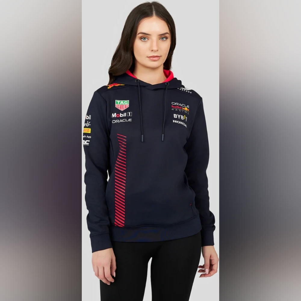 ORACLE RED BULL RACING WOMENS PULLOVER HOODIE - NIGHT SKY